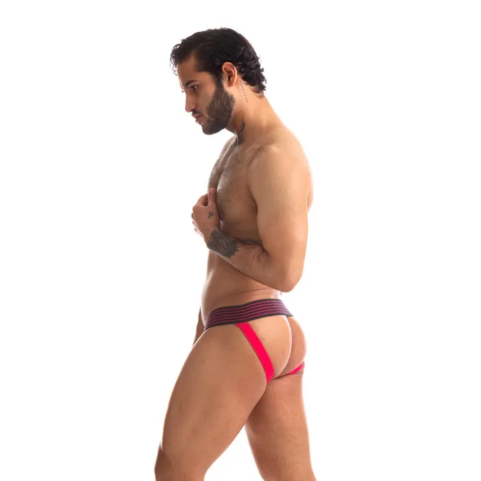665 Female Sex Toys | 665 - Rally Jockstrap -Verkrijgbaar in 5 maten - Zwart/Rood
