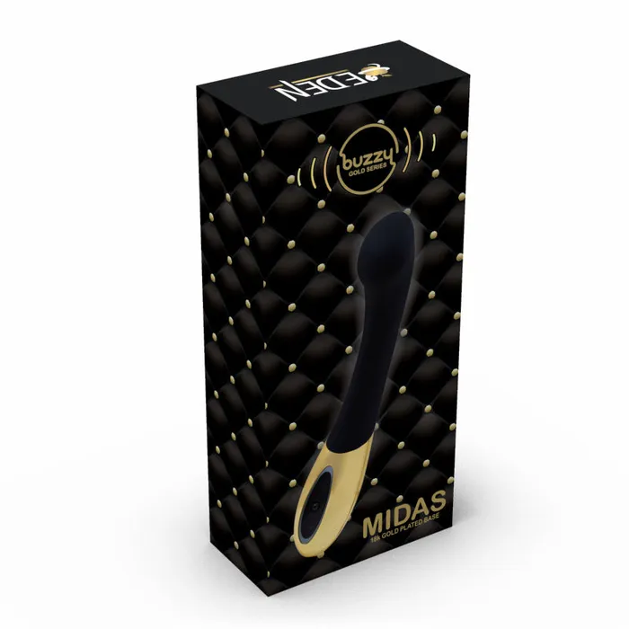 Buzzy Gold Series Midas Vibrator Eden Novelties Female Sex Toys
