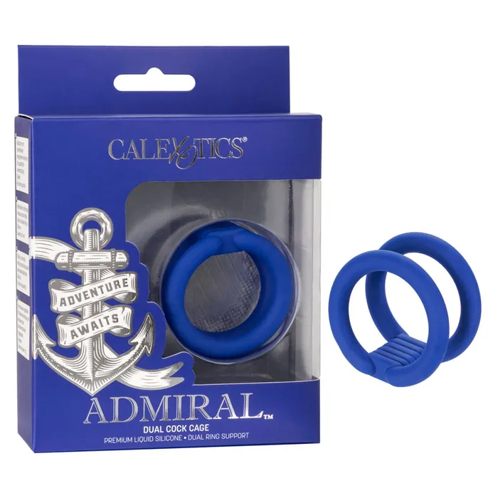 California Exotic Male Sex Toys Admiral Dual Cock Cage