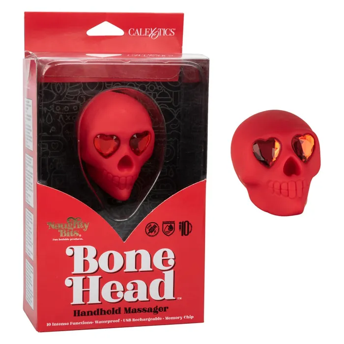 California Exotic Naughty Bits Bone Head Handheld Massager Female Sex Toys California Exotic Naughty Bits Bone Head Handheld Massager Female Sex Toys