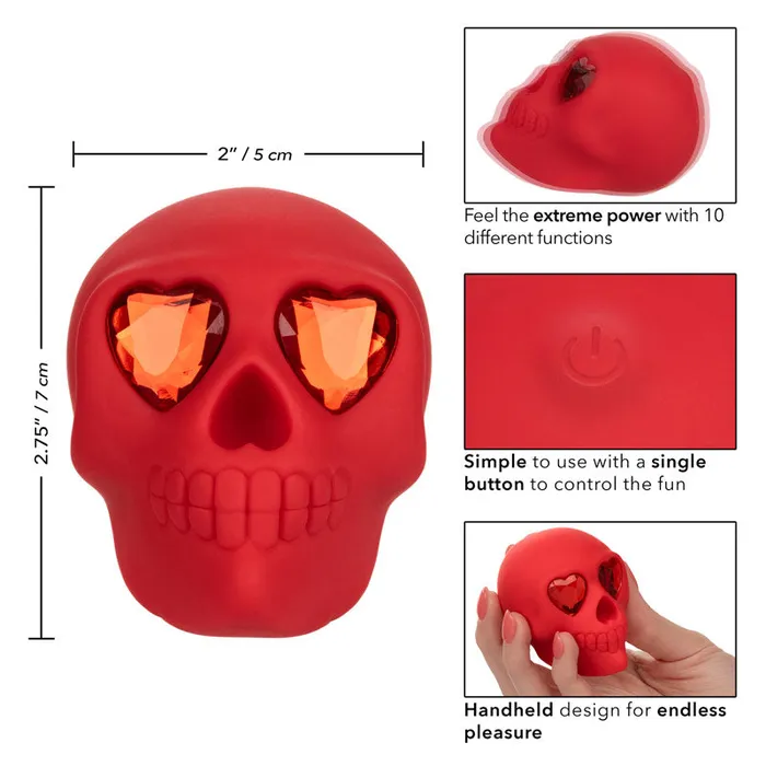 California Exotic Naughty Bits Bone Head Handheld Massager | Female Sex Toys