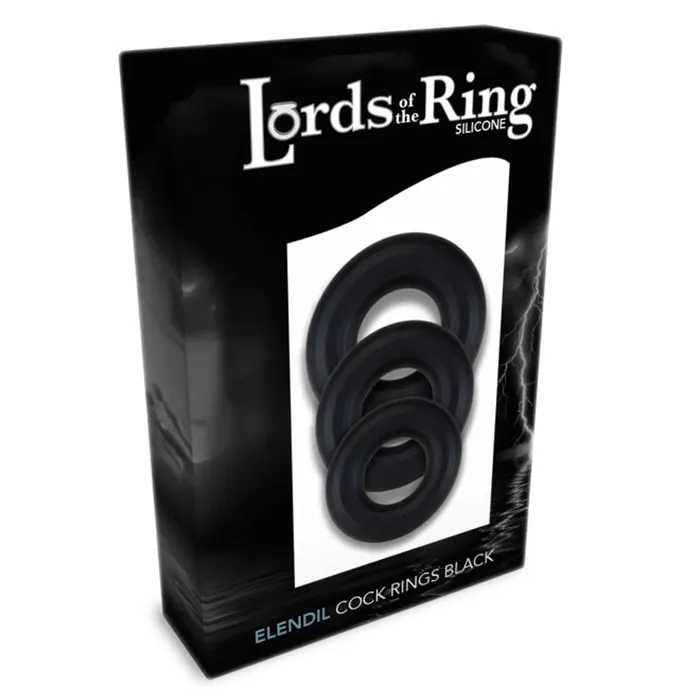 Eden Novelties Male Sex Toys Lords of TheRing Cocring Elendil 3 pack