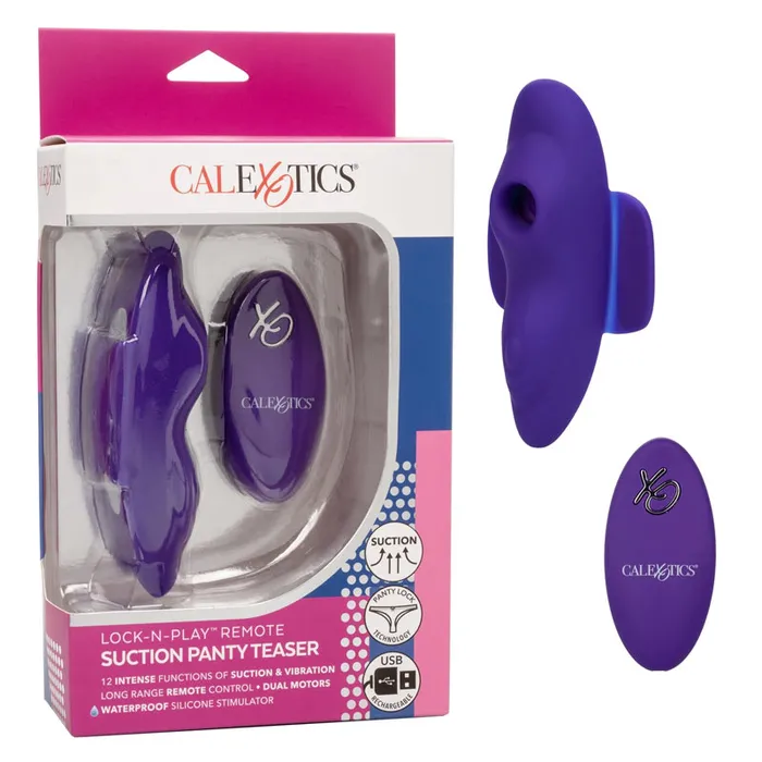 Female Sex Toys California Exotic LockNPlay Remote Suction Panty Teaser