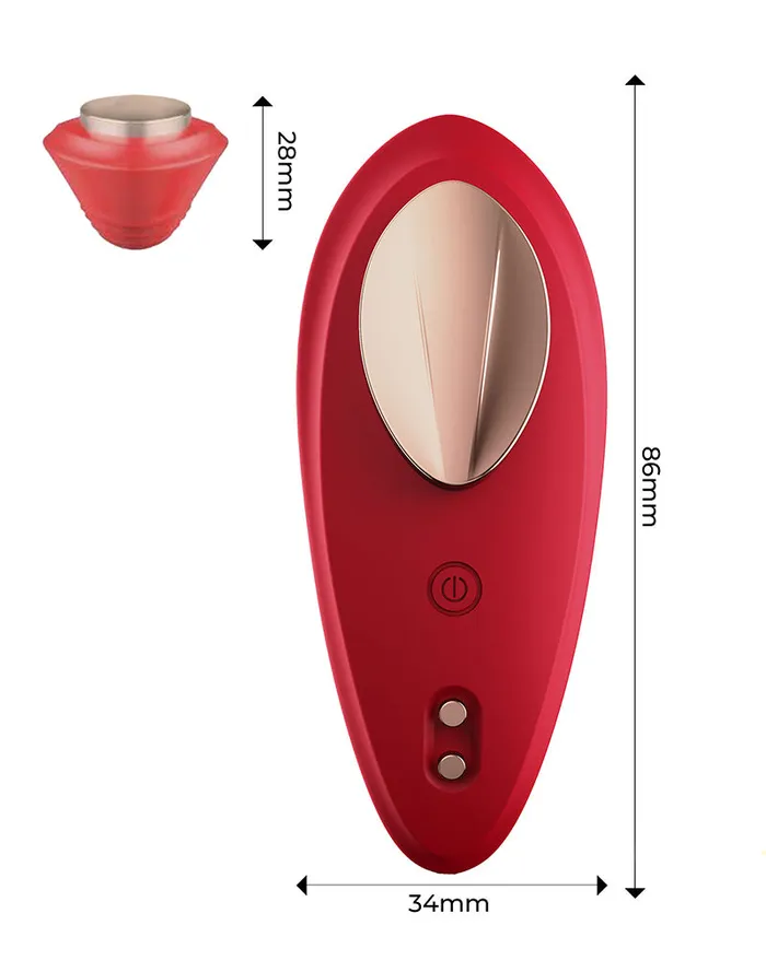 Female Sex Toys | Intoyou - Panty Vibrator - Vibrerend Slipje - Met App Control - Rood - Intoyou
