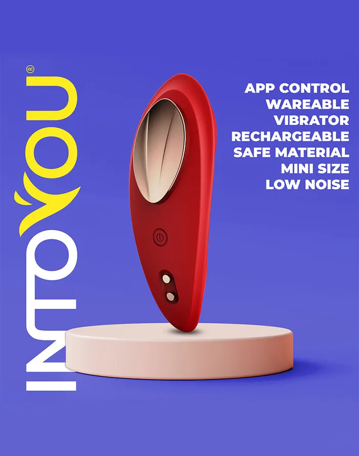 Female Sex Toys | Intoyou - Panty Vibrator - Vibrerend Slipje - Met App Control - Rood - Intoyou