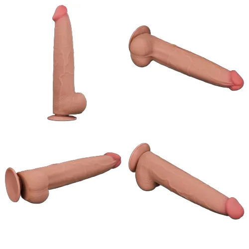 Female Sex Toys | Lovetoy Fallo Super Realistico con Pelle Scorrevole - 13.5'' Rosa Carne