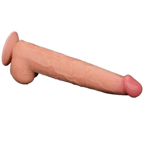 Female Sex Toys | Lovetoy Fallo Super Realistico con Pelle Scorrevole - 13.5'' Rosa Carne