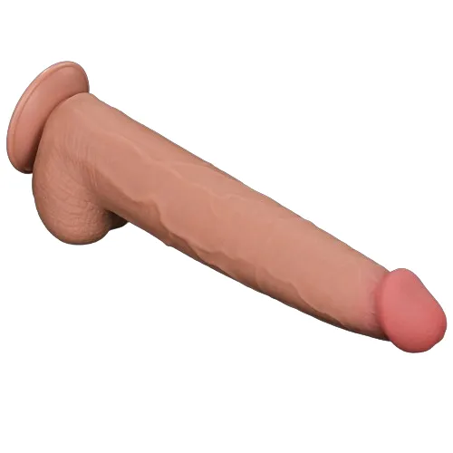 Female Sex Toys | Lovetoy Fallo Super Realistico con Pelle Scorrevole - 13.5'' Rosa Carne