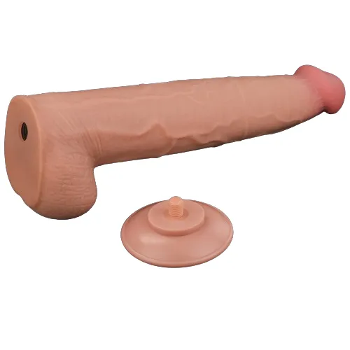 Female Sex Toys | Lovetoy Fallo Super Realistico con Pelle Scorrevole - 13.5'' Rosa Carne