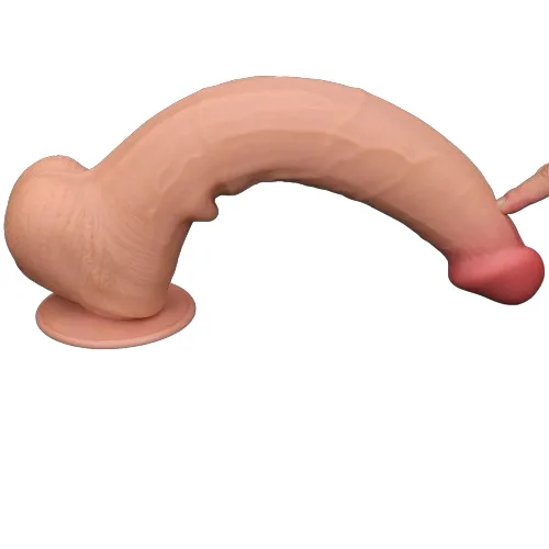 Female Sex Toys | Lovetoy Fallo Super Realistico con Pelle Scorrevole - 13.5'' Rosa Carne