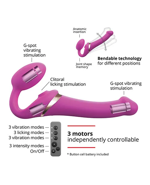 Female Sex Toys | Strap-On-Me Strap On Me Multi Orgasm Bendable Strapless Strap On Medium - Fuchsia Female Sex Toys | Strap-On-Me Strap On Me Multi Orgasm Bendable Strapless Strap On Medium - Fuchsia