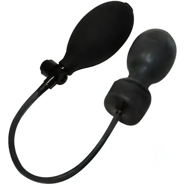 Gag gonfiabile in lattice Nero LateX Female Sex Toys