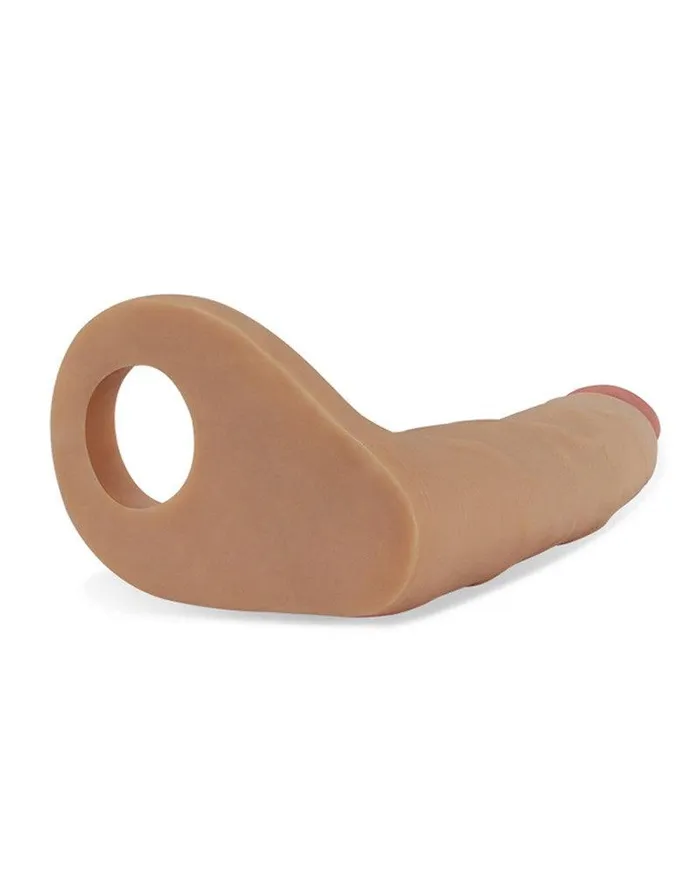 Lovetoy Dildos | Lovetoy - Voorbinddildo Voor Dubbele Penetratie - Ultrasoft Double - 18 cm