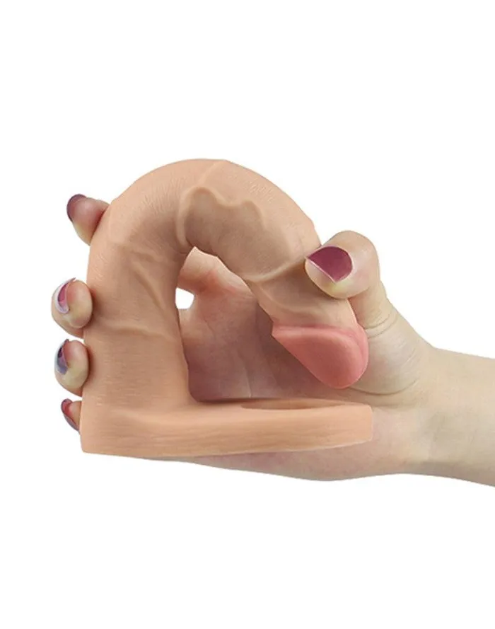 Lovetoy Dildos | Lovetoy - Voorbinddildo Voor Dubbele Penetratie - Ultrasoft Double - 18 cm