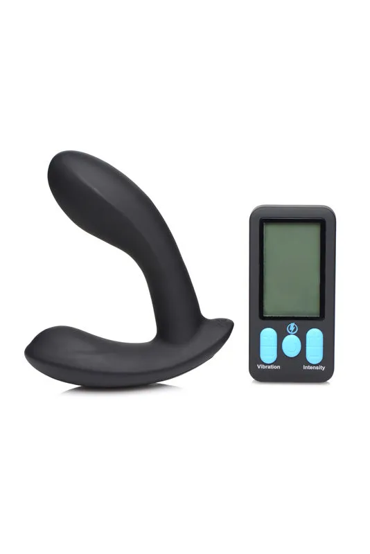 Male Sex Toys | XR Brand E-Stim Pro Silicone Vibrating Prostate Massager with Remote Control