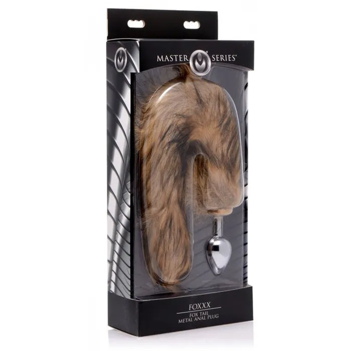 Male Sex Toys XR Brand Foxxx Tail Metal Anal Plug