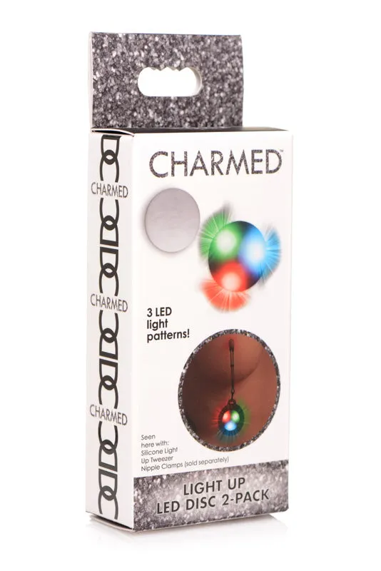 Male Sex Toys XR Brand Light Up LED Disc 2Pack