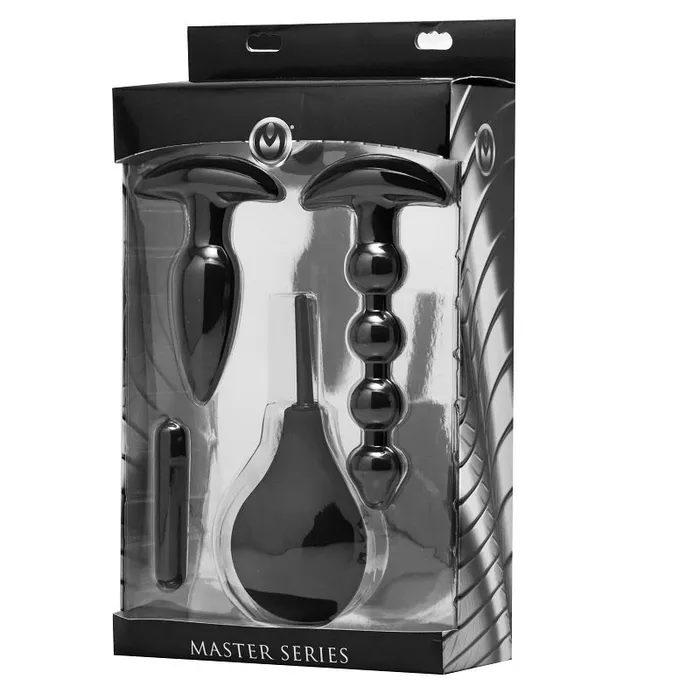Male Sex Toys XR Brand Prevision 4 Piece Silicone Anal Kit