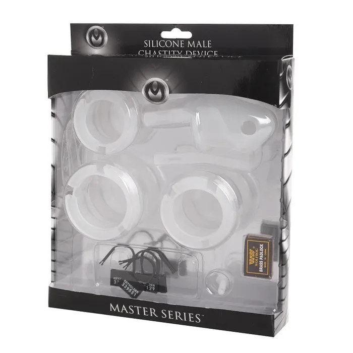 Male Sex Toys XR Brand Sado Chamber Silicone Male Chastity Device
