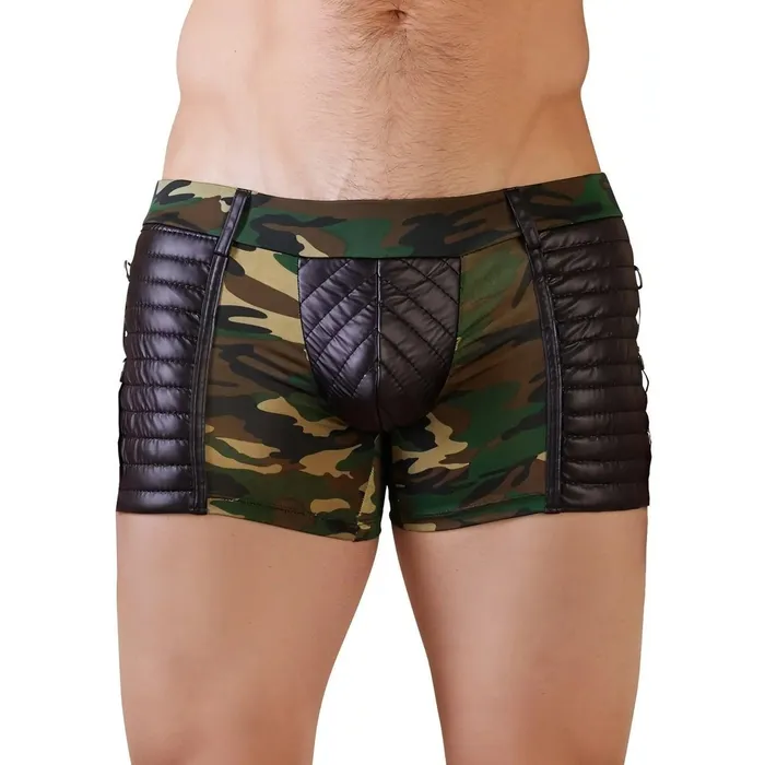 NEK Boxer in morbida microfibra dal design camouflage con inserti neri opachi cuciti su entrambi i lati e sul marsupio Taglia M Female Sex Toys NEK Boxer in morbida microfibra dal design camouflage con inserti neri opachi cuciti su entrambi i lati e sul marsupio Taglia M Female Sex Toys