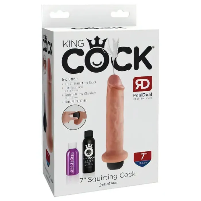 Pipedream Female Sex Toys | Fallo realistico 7'' made in USA con sistema eiaculante
