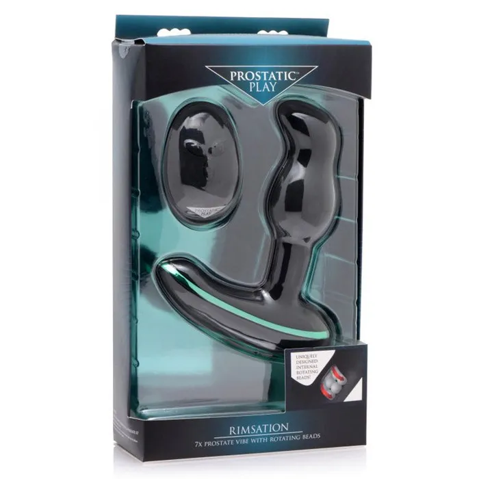 Rimsation Prostate Vibe with Rotating Beads XR Brand Male Sex Toys