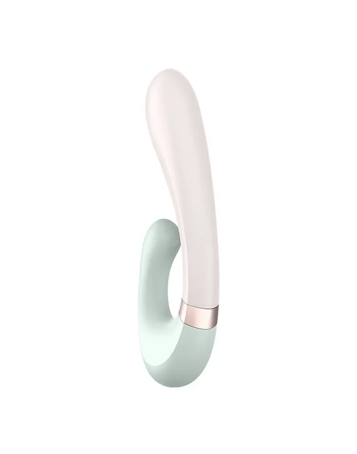 Satisfyer Vibrators | Satisfyer - Heat Wave - Verwarmde Rabbit Vibrator - Met App Control - Mintgroen