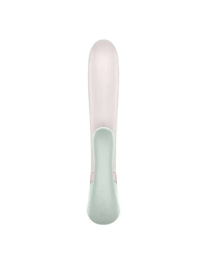 Satisfyer Vibrators | Satisfyer - Heat Wave - Verwarmde Rabbit Vibrator - Met App Control - Mintgroen