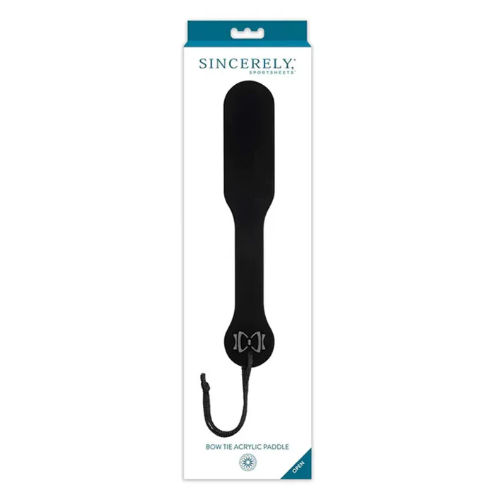 Sportsheets Sincerely Bow Tie Acrylic Paddle Vibrators