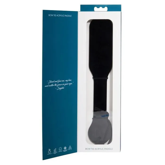 Sportsheets Sincerely Bow Tie Acrylic Paddle | Vibrators Sportsheets Sincerely Bow Tie Acrylic Paddle | Vibrators