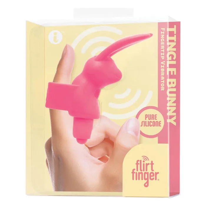The 9s Flirt Finger Bunny Finger Vibrator Icon Brand Female Sex Toys