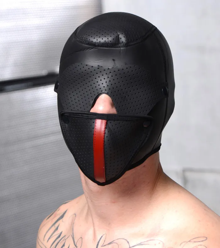 XR Brand Male Sex Toys | Scorpion Hood With Removable Blindfold and Face Mask